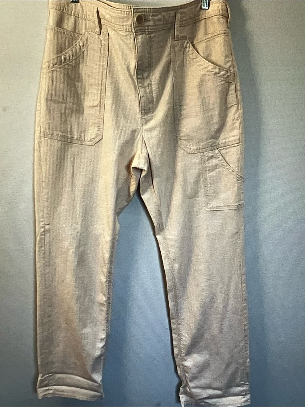 Anthropologie Men's Light Beige Cargo Pants